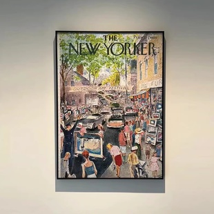 纽约客拼图相框1000片70×50x75金属画框3djp拼图框500片裱框可定