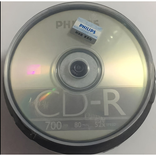 包邮Philips飞利浦 空白音乐光盘 CD-R VCD 10片包装可以刻录音乐