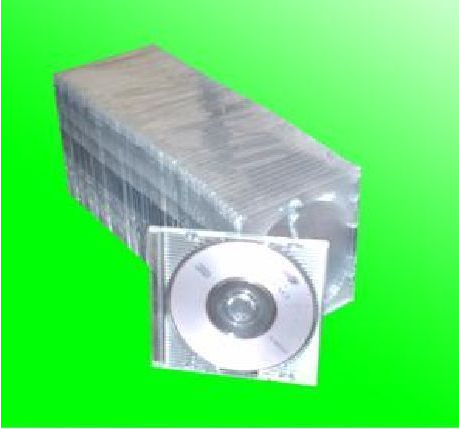 皇冠罗马 8CM小CD盒 1片单碟三寸小光盘盒 透明硬盒 50个/整包