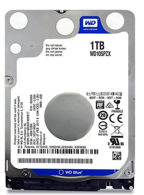 7MM西数WD10SPZX笔记本电脑1TB固态硬盘128m缓存1000G高速超薄