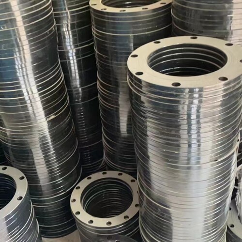 法兰盘法兰片喷塑防腐