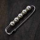 白色多款 围巾女节日礼品配饰 可选复古珍珠彩钻大胸针别针毛衣开衫