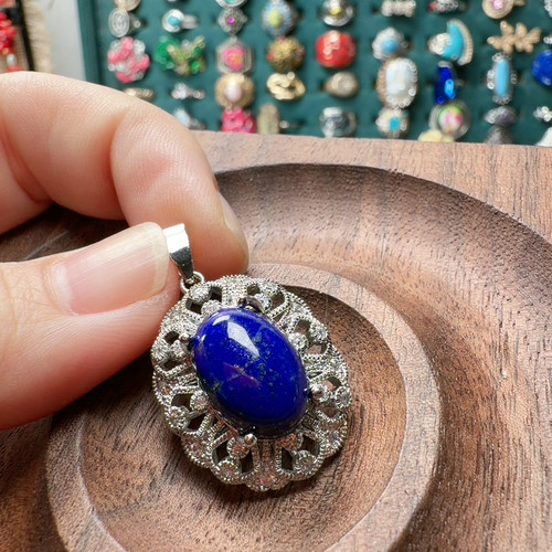 青金石默认瑕疵不退换满25包邮