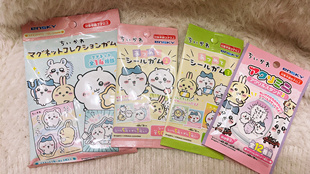 正版日谷chiikawa吉伊卡哇周边百元店立牌贴纸冰箱贴三角包摆件卡