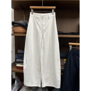 时尚 202春季 适百搭闲宽松6窄版 女纯棉舒款 新26531一粒扣直筒休裤