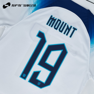 2022英格兰主场球员印号