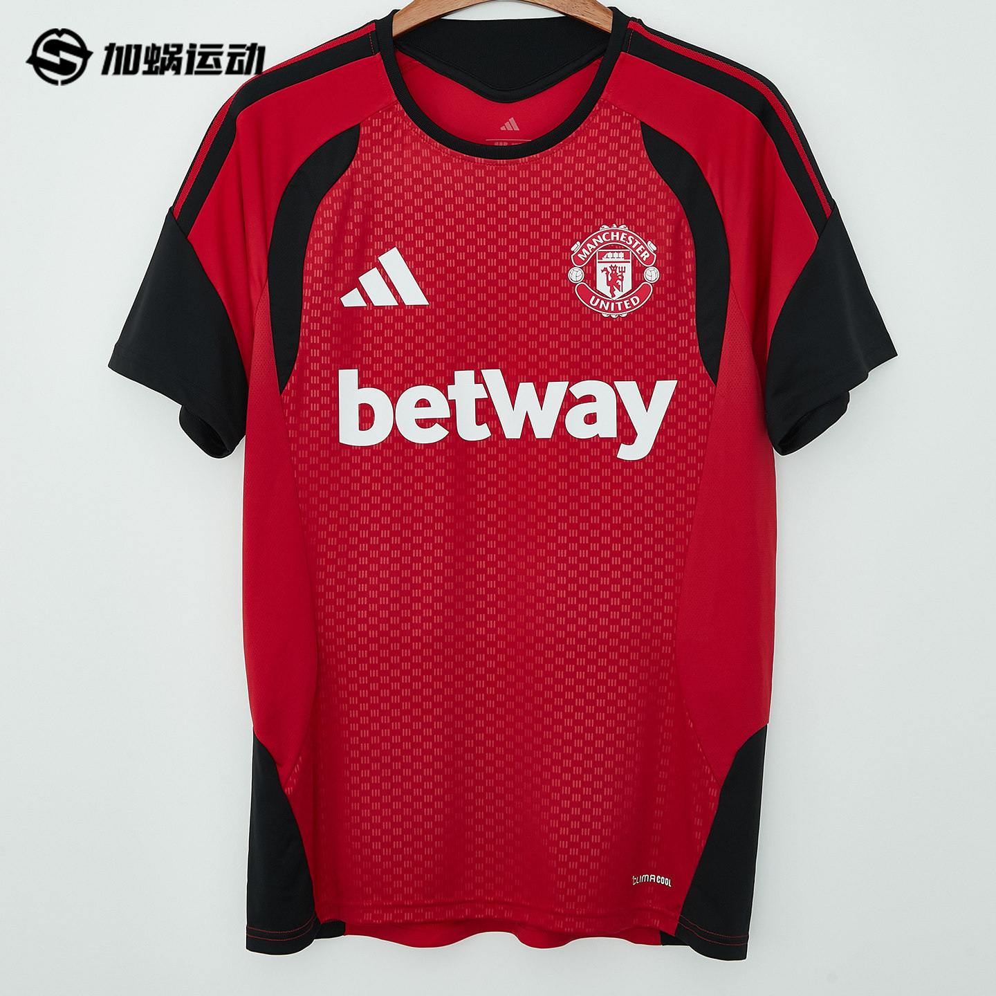 SFS阿迪达斯Adidas26/27曼联赛前训练服短袖足球服男子KC4872