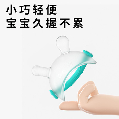 工厂批发牙胶婴儿磨牙棒蘑菇安抚宝宝防吃手神器口欲咬胶可水煮