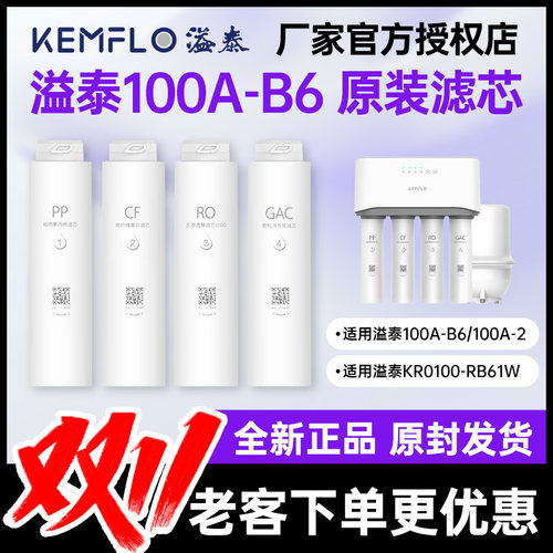 溢泰100A-B6/KR0100-RB61W净水机滤芯原装专用滤芯