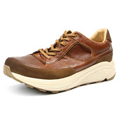 头层牛皮男士 休闲鞋 运动慢跑鞋 复古真皮老爹鞋 厚底增高复古男鞋