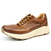 冲孔透气减震系带圆头休闲鞋 运动休闲男士 皮鞋 复古老爹鞋