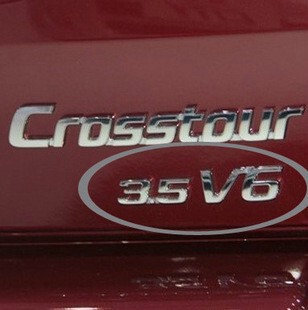专车用歌诗图V6 3.5排量标crosstour机盖车标后备箱车贴尾盖标AWD