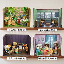[1:12娃屋墙纸][集合12]盲盒/ob11/gsc/手办室内动漫展示收纳背景