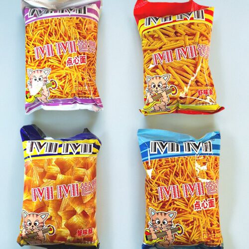 博味MIMI虾味条点心面82克大包装