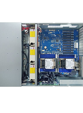AMD EPYC 7532 4U 4GPU服务器，双路4卡工作站，10个PCI-E插槽