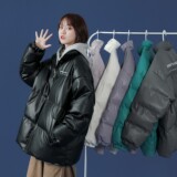 中性风印花情侣皮棉衣羽绒棉外套棉服H597P118女类，女装羽绒服，电商A341