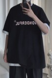 22夏季新品立体浮雕反光短袖T恤男潮流港风糖果色半袖H605P38，男装T恤，电商A341