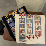 灌篮高手周边新品情侣短袖T恤衫重磅大码宽松球衣H847P28，男装T恤，电商A341