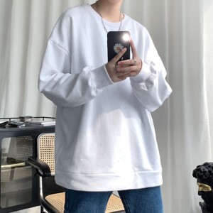 短句 中性满天星宽松闪光情侣卫衣外套男 H546 P38男图片