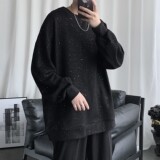 短句中性满天星宽松闪光情侣卫衣外套男H546P38男，男装卫衣，电商A341