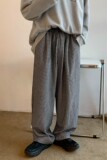港风春装新款抽绳宽松型肥老裤松紧中性休闲裤男女KH01P58，男装休闲裤，电商A341