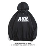 平铺秋装潮排扣印花连帽卫衣宽松嘻哈情侣卫衣H705P68男类，男装卫衣，电商A341