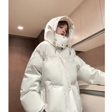 主推中性冬装美式加厚情侣连帽羽绒棉服外套面包服男女H910P138，男装棉衣，电商A341
