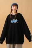 中性风22字母印花情侣卫衣女宽松百搭上衣外套H648P38男类，女装卫衣/绒衫，电商A341