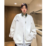 中性风秋装假两件秋装条纹衬衫拼接情侣卫衣宽松外套男女H867P68，男装卫衣，电商A341