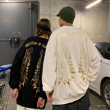 主推涅槃重生七彩烫金情侣卫衣外套大码H551P38女类，女装卫衣/绒衫，电商A341