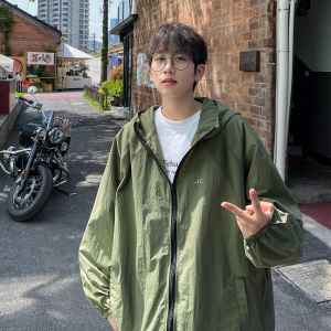 新品 防晒服夹克衫运动透气速干冰凉拼接外套男UPF50＋ H856 P68图片