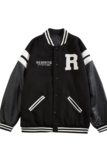 主推冬装pu皮拼接毛巾绣棒球服夹克棉衣加厚外套潮H686P118男，男装棉衣，电商A341