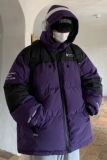 主推美式撞色工装冲锋衣情侣棉服面包服连帽外套男H911P138，男装棉衣，电商A341