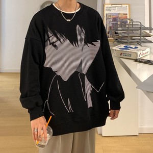 主推 22情侣装新品 潮卡通动漫圆领套头情侣卫衣 H651 P38 男类图片