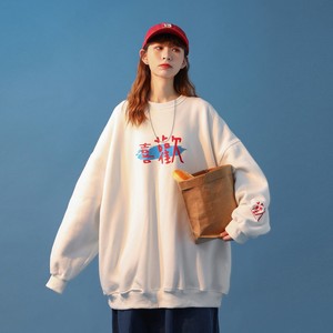 中性风 22字母印花情侣卫衣女宽松百搭上衣外套 H648 P38 男类,女装卫衣/绒衫,电商A341