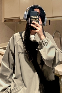 中性风 冲锋衣骑行服半开领立领夹克户外机能风外套男女 H872 P78图片
