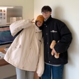 情侣装冬装羊羔毛加厚情侣棉衣工装外套H697P118控148女类，女装棉衣/棉服，电商A341