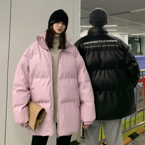 情侣装冬装 印花情侣皮棉衣羽绒棉外套加厚棉服 H597 P118 男类图片