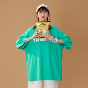 中性風(fēng) 女裝寬松字母印花情侶短袖T恤ins半袖上衣 H628 P30 女類圖片