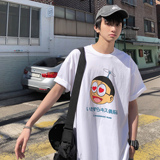 情侣装新品卡通动漫情侣短袖T恤衫大码重磅上衣H846P28，男装T恤，电商A341