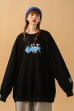 中性风22字母印花情侣卫衣女宽松百搭上衣外套H648P38男类，女装卫衣/绒衫，电商A341