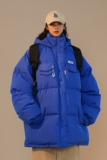 高品质可直播冬装克莱因蓝连帽加厚中性棉衣外套H702P138男类，男装棉衣，电商A341