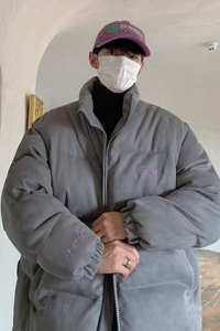 冬装 美式鹿皮绒情侣羽绒棉服面包服棉衣上衣外套男 H913 P128图片