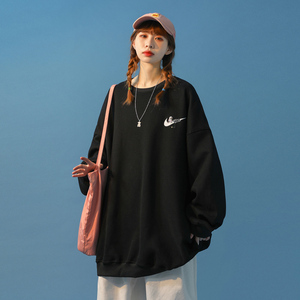 中性风 2021年秋装断勾宇航员情侣卫衣大码外套 H642 P33 女类图片