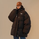 高品质可直播冬装克莱因蓝连帽加厚中性棉衣外套H702P138女类，女装棉衣/棉服，电商A341