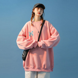 中性风2021新款秋季港风情侣卫衣女宽松韩版外套H643P38女类，女装卫衣/绒衫，电商A341