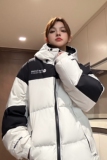 主推美式撞色工装冲锋衣情侣棉服面包服连帽外套男女H911P138，男装棉衣，电商A341