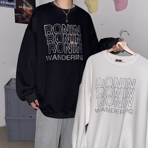 22秋季潮高街燙鉆字母印花寬松情侶衛(wèi)衣大碼外套 H654 P45控58 男圖片