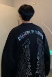 情侣装春装涅槃重生七彩烫金情侣卫衣外套大码H551P38男类，男装卫衣，电商A341