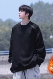 秋装潮牌宽松钢印拉链圆领加厚加绒宽松卫衣外套男H871-1P78，男装卫衣，电商A341